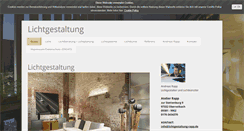 Desktop Screenshot of lichtgestaltung-rapp.de